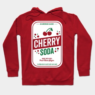 Cherry Soda Label Design Hoodie